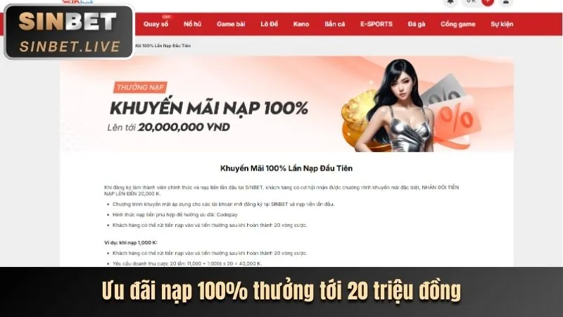 Khuyến mãi chào mừng onbet vip